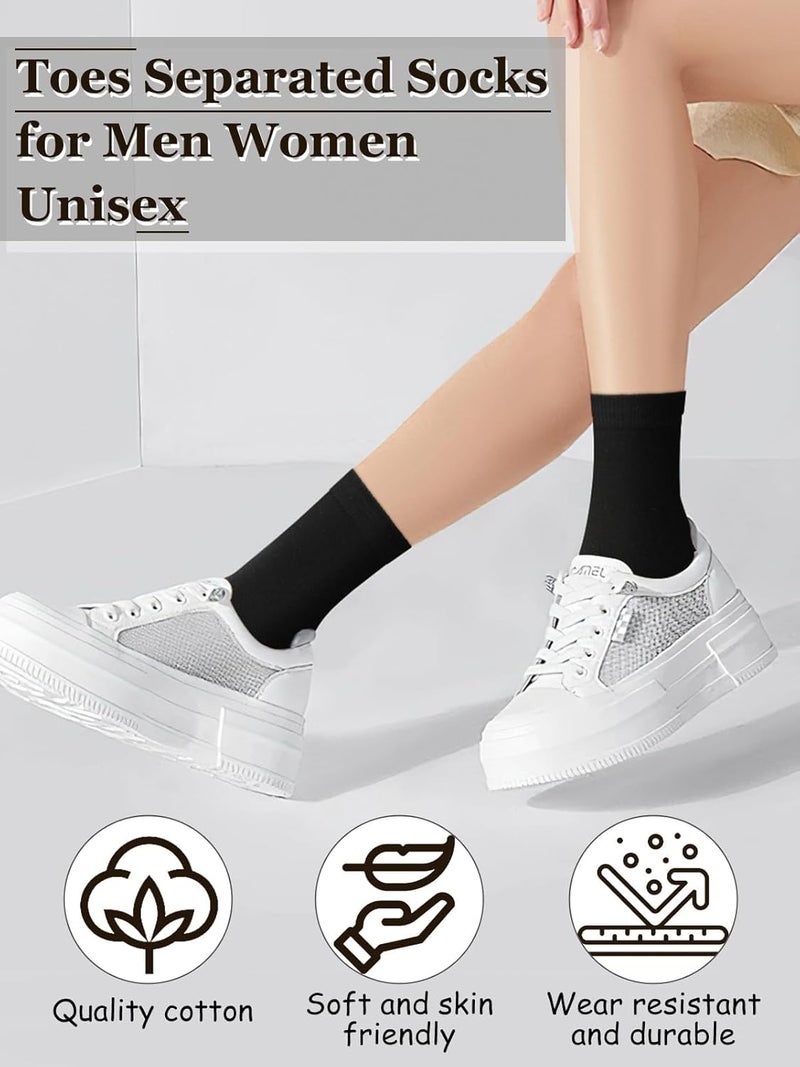 BOARDFEB 6 Pairs Japanese Toes Separated Socks for Men Women Unisex - Image 4